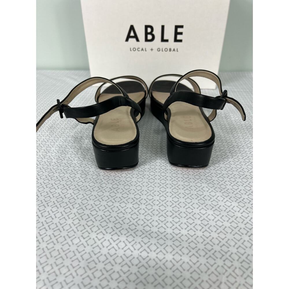 Like New Able Black Larissa Platform Sandals - Picture 5 of 12